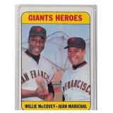 1969 Topps Giants Heroes Baseball Card #572