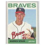 1964 Topps Warren Spahn Baseball Card #400