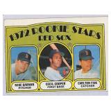 1972 Topps Red Sox Rookie Stars EX