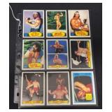 (9) 1985 Topps WWF Wrestling Cards