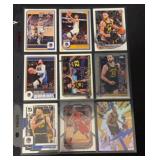 (9) Different Steph Curry Basketball Cards