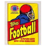 1981 Topps Football Cards Unopened Wax Pack
