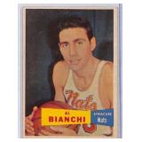 1957 Topps Al Bianchi Syracuse Nationals Card