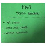 (49) 1967 Topps Baseball Cards
