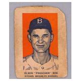 1952 Wheaties Preacher Roe Brooklyn Dodgers Card