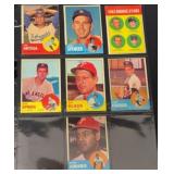 (7) 1963 Topps high # Baseball Cards