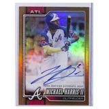 2026 Topps Michael Harris II Autograph Card 10/50