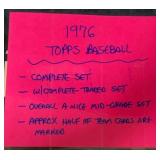 1976 Topps Baseball Complete Set