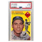 1954 Topps Gil Hodges #102 PSA 6 Baseball Card