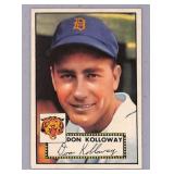 1952 Topps Don Kolloway Nice Shape