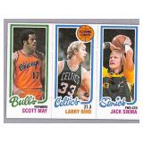 1980-81 Topps Larry Bird Rookie Leader