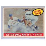 1959 Topps Ernie Banks Baseball Thrills Card #469