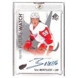 Tyler Bertuzzi Autographed SP Future Watch Card