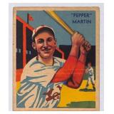 1935 Diamond Stars No. 26 Pepper Martin Card