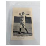 Babe Ruth Vintage Baseball Postcard