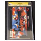 Ultimate Six #2 CGC 9.8 Signed Marvel Comic