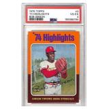 1975 Topps Bob Gibson 3000th Strikeout Card PSA 4