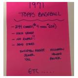 (244) 1971 Topps Baseball Cards