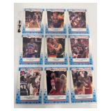 1989 Fleer NBA All-Stars Card Sheet (9 Cards)