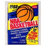 1988 Fleer NBA Basketball Trading Card Pack