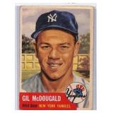 1953 Topps Gil McDougald Baseball Card #43