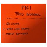 (50) 1961 Topps Baseball Cards