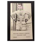 Vintage Rocky Marciano Boxing Postcard