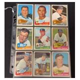 (27) 1965 Topps Baseball Cards