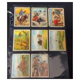 1910 Hassan Cigarettte Cards Cowboy and Indians