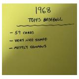 (59) 1968 Topps Baseball Cards