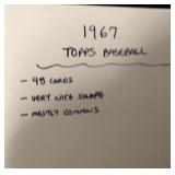 (48) 1967 Topps Baseball Cards