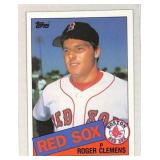 1985 Topps Roger Clemens Red Sox Rookie