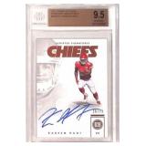 2017 Panini Kareem Hunt Auto RC 26/75 BGS 9.5