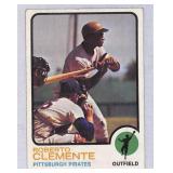 1973 Topps Roberto Clemente Baseball Card EX