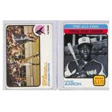 1973 Topps Stargell & Aaron Baseball VGEX