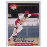 Bob Gibson Autographed Trading Card w/ COA