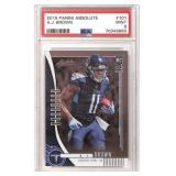 2019 Panini Absolute A.J. Brown Rookie Card PSA 9