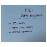 (50) 1961 Topps Baseball Cards