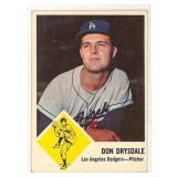 1963 Fleer Don Drysdale Baseball Card #41