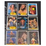 (9) 1985 Topps WWF Wrestling Stars
