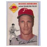 1954 Topps Richie Ashburn Baseball Card #45