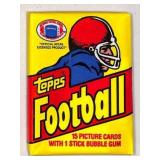 1981 Topps Football Trading Cards Unopened Pack