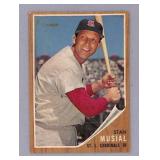 1962 Topps Stan Musial Baseball Card #50