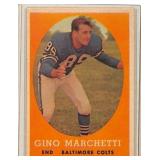 1958 Topps Gino Marchetti Football Card #16