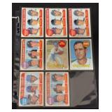 (8) 1969 Topps Baseball HOF Cards