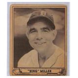 1940 Play Ball Bing Miller Baseball Card #137