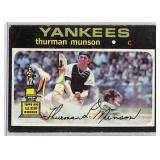 1971 Topps Thurman Munson Rookie Card #5