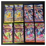 8 Korean Pokï¿½mon Trading Card Booster Packs