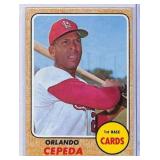 1968 Topps Orlando Cepeda Baseball Card #200