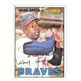 1967 Topps Hank Aaron #250 Baseball Card Braves